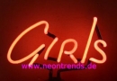 GIRLS Neonleuchte Neonreklame neon sign tables light Lamp news