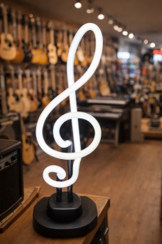 Notenschlüssel Neon signs  Neonleuchte Tables Neonreklame Neonle