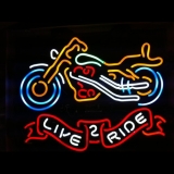 Motorrad Bike Motorcycles Live Ride neon signs Neonreklame news