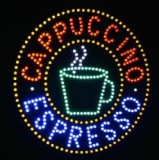 LED Schild Expresso Cappuccino Cup