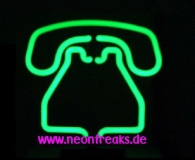 Neon sign Telefon Neonleuchte Neonreklame