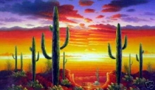 Wüste Nevada oil painting original Gemälde Ölgemälde ungerahmt