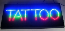 TATTOO LED Schild signs Display signs Leds Tattoostudio news
