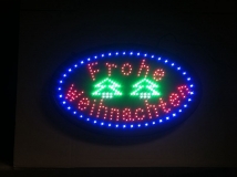 Frohe Weihnachten LED Leuchtwerbung LEDs Schild signs news