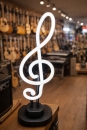 Notenschlüssel Neon signs  Neonleuchte Tables Neonreklame Neonle