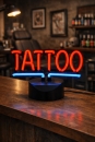 Tattoo Neonleuchte Neonreklame Leuchte Neonschild neon sign